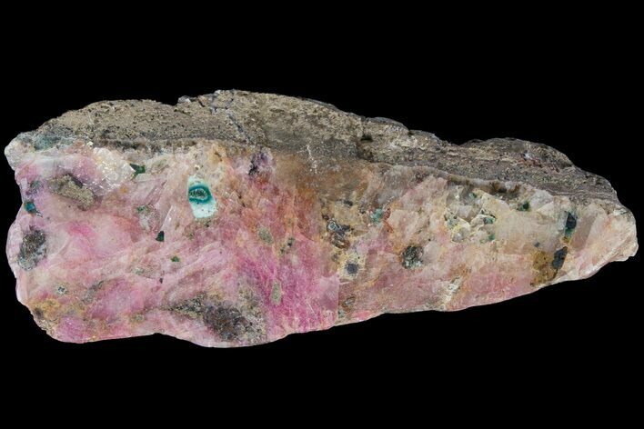 Polished Cobaltoan Calcite Slab - Congo #184004